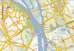 Решения мониторинга транспорта КАП на карте -Киев